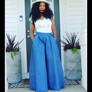 Ultra Wide Jean Pants